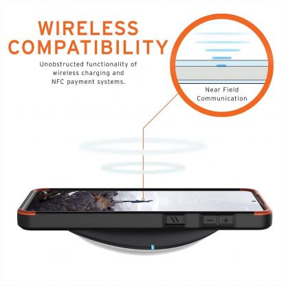 Urban Armor Gear Civilian Case - удароустойчив хибриден кейс за Samsung Galaxy S21 Plus (черен) 9