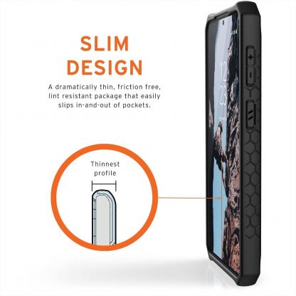 Urban Armor Gear Monarch Case - удароустойчив хибриден кейс за Samsung Galaxy S21 Plus (червен) 8