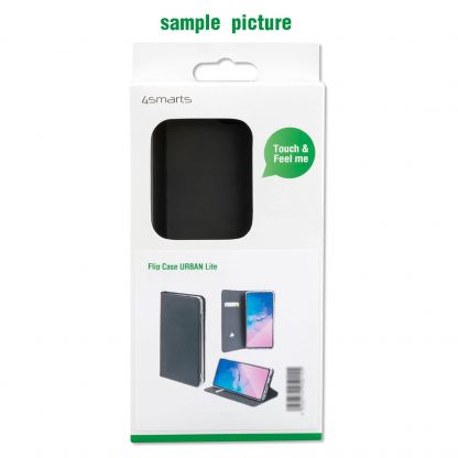 4smarts Flip Case URBAN Lite - кожен калъф с поставка и отделение за кр. карта за Samsung Galaxy A52 5G (черен) 7