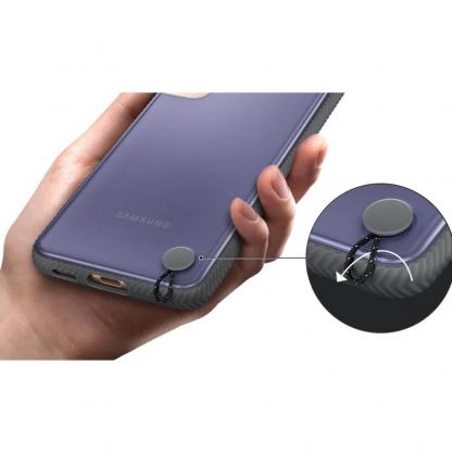 Samsung Protective Hard Cover EF-GG991CB - оригинален хибриден кейс за Samsung Galaxy S21 (черен) 2