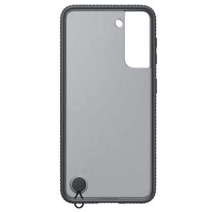 Samsung Protective Hard Cover EF-GG991CB - оригинален хибриден кейс за Samsung Galaxy S21 (черен) 8