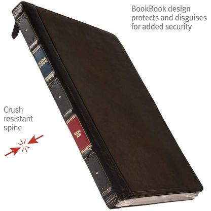 TwelveSouth BookBook - уникален кожен калъф с отделение за Apple Pencil за iPad Pro 11 (2018) (кафяв) 7