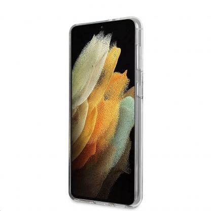 Karl Lagerfeld Head Cover - дизайнерски кейс с висока защита за Samsung Galaxy S21 Plus (прозрачен)  4