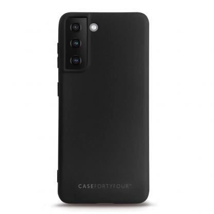 Case FortyFour No.1 Case - силиконов (TPU) калъф за Samsung S21 Plus (черен) 3