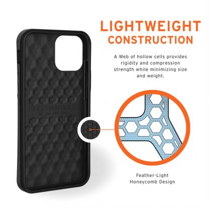 Urban Armor Gear Biodegradable Outback Case - удароустойчив рециклируем кейс за iPhone 11 Pro (черен) (фабричен дефект) 7