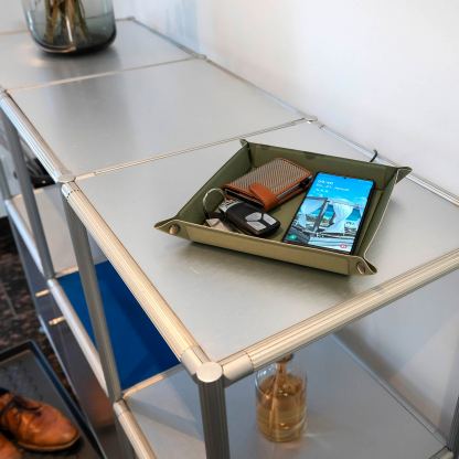 4smarts Pocket Tray Organizer, 15W - настолен органайзер с поставка (пад) за безжично зареждане за Qi съвместими устройства (черен) 5