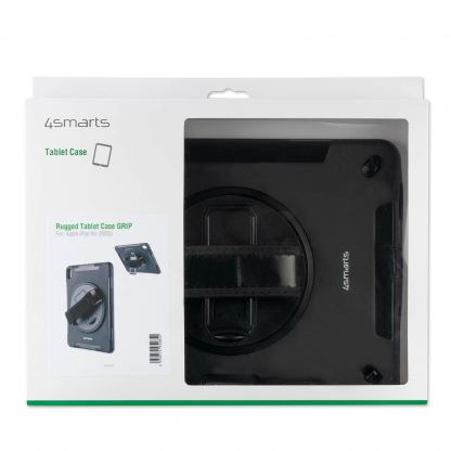 4smarts Rugged Tablet Case Grip - удароустойчив калъф за iPad Air 4 (2020) (черен) 6