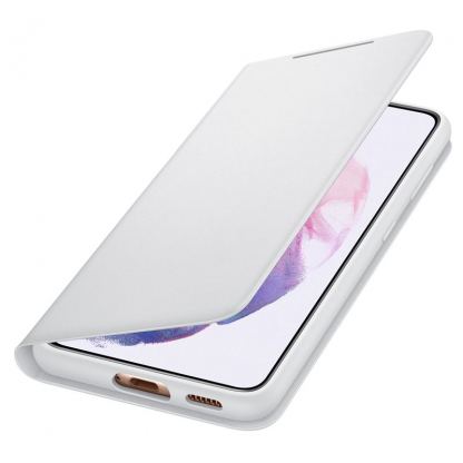 Samsung LED View Cover EF-NG996PJ - оригинален калъф през който виждате информация от дисплея за Samsung Galaxy S21 Plus (светлосив) 4