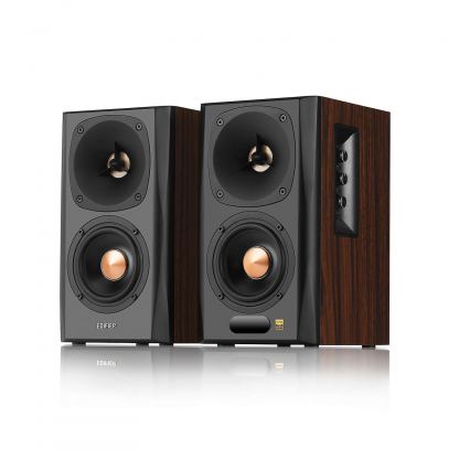 Edifier S360DB Bookshelf Speakers with Subwoofer - безжични 2.1 аудио спийкъри със субуфер (кафяв) 3