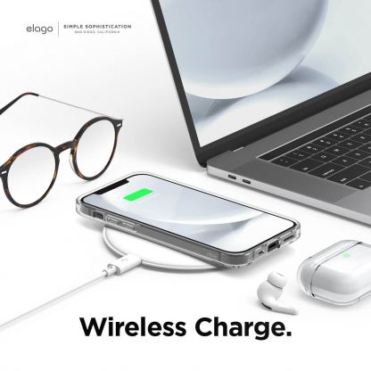 Elago Clear Silicone Case - силиконов (TPU) калъф за iPhone 12, iPhone 12 Pro (прозрачен) 7