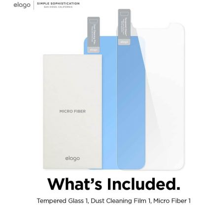 Elago Tempered Glass - калено стъклено защитно покритие за дисплея на iPhone 12 mini (прозрачен) 7