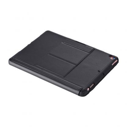 4smarts Keyboard Case Solid QWERTY with Trackpad and Pen Holder - кожен калъф с клавиатура, тъчпад и поставка за Apple Pencil за iPad 8 (2020), iPad 7 (2019) (сив) 8