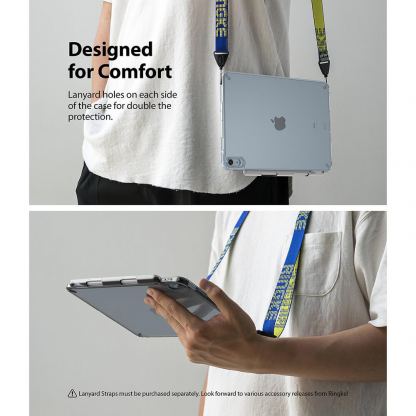 Ringke Fusion Case - удароустойчив хибриден кейс за iPad Air 4 (2020) (черен) 5