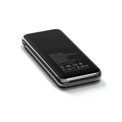 Satechi Quatro Wireless Power Bank 10000mAh - безжична външна батерия за мобилни устройства, Apple AirPods и Apple Watch (черен) 2