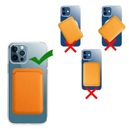 Tel Protect MagPocket - кожен портфейл (джоб) за прикрепяне към iPhone 12 mini, iPhone 12, iPhone 12 Pro, iPhone 12 Pro Max (зелен) 5
