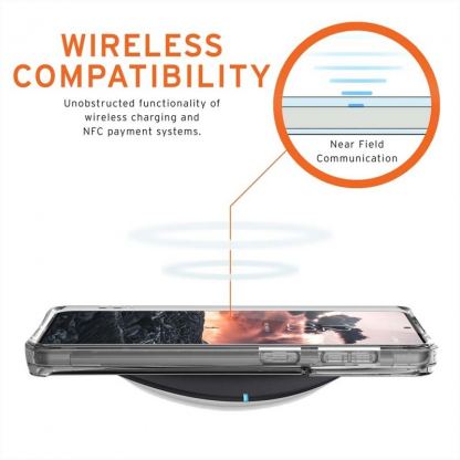 Urban Armor Gear Plyo Case - удароустойчив хибриден кейс за Samsung Galaxy S21 Plus (прозрачен) 4