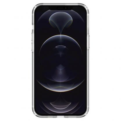 Spigen Crystal Slot Case - силиконов (TPU) кейс с отделение за кр. карти за iPhone 12, iPhone 12 Pro (прозрачен) 4