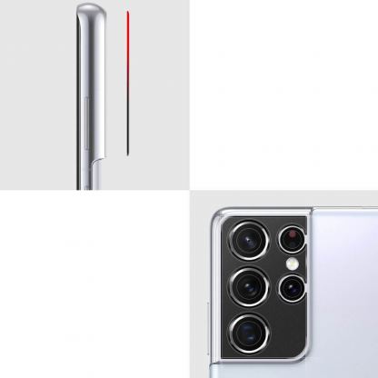 Ringke Camera Styling Lens Glass - предпазна плочка за камерата на Samsung Galaxy S21 Ultra (черен) 4