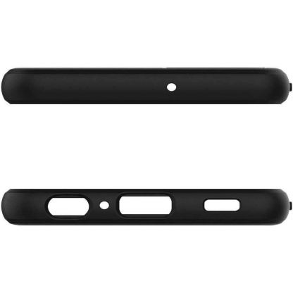 Spigen Rugged Armor Case - силиконов (TPU) калъф с висока степен на защита за Samsung Galaxy A32 (черен)  7
