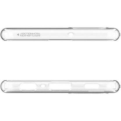 Spigen Liquid Crystal Case - тънък качествен силиконов (TPU) калъф за Samsung Galaxy A32 (прозрачен)  7