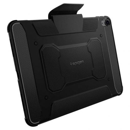 Spigen Rugged Armor Pro Case - хибриден удароустойчив кейс с поставка за iPad Air 4 (2020) (черен) 7