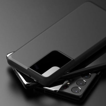 Ringke Air S Case - силиконов (TPU) калъф за Samsung Galaxy S21 Ultra (черен) 4