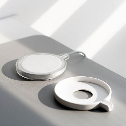 Ringke Slim Case Cover for Apple MagSafe - силиконов калъф за Apple Magsafe поставка за безжично зареждане (бял) 7