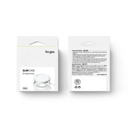 Ringke Slim Case Cover for Apple MagSafe - силиконов калъф за Apple Magsafe поставка за безжично зареждане (прозрачен) 4