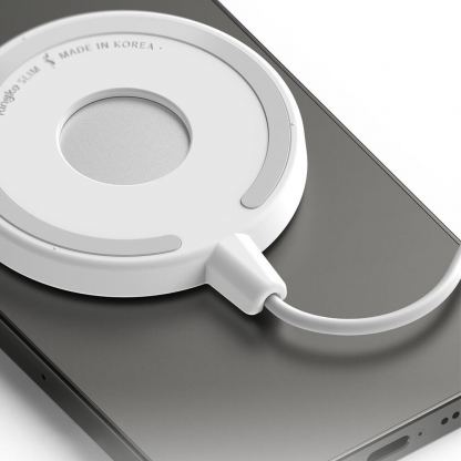 Ringke Slim Case Cover for Apple MagSafe - силиконов калъф за Apple Magsafe поставка за безжично зареждане (прозрачен) 10