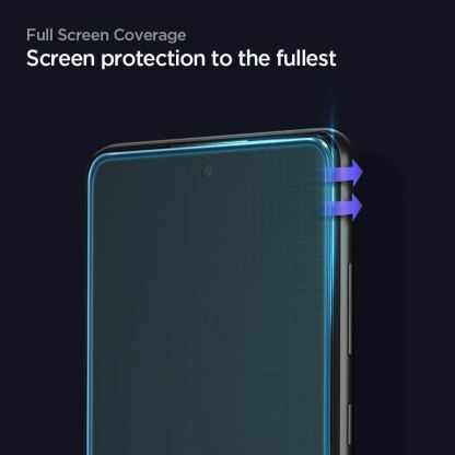 Spigen Glass.Tr Align Master Full Cover Tempered Glass - калено стъклено защитно покритие за целия дисплей на Samsung Galaxy A72 (черен-прозрачен) 3