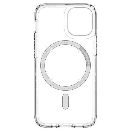Spigen Ultra Hybrid MagSafe Case - хибриден кейс с висока степен на защита с MagSafe за iPhone 12, iPhone 12 Pro (черен-прозрачен)  5