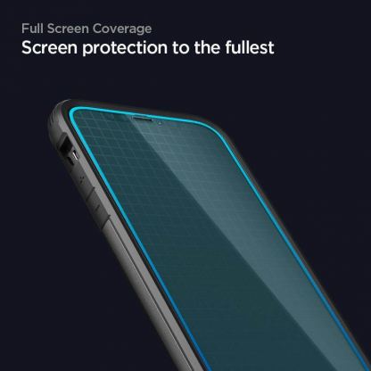 Spigen Glass.Tr Align Master Full Cover Tempered Glass - калено стъклено защитно покритие за целия дисплей на Samsung Galaxy A52 (черен-прозрачен) 7