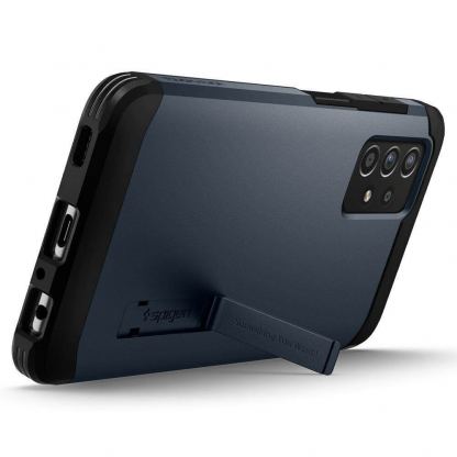 Spigen Tough Armor Case - хибриден кейс с най-висока степен на защита за Samsung Galaxy A52 (тъмносив) 7