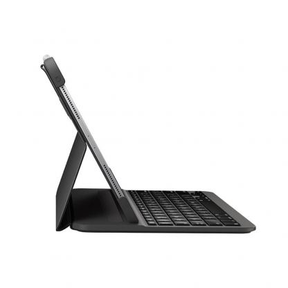 Logitech Slim Keyboard Folio Pro - безжична клавиатура, кейс и поставка за iPad Pro 12.9 M1 (2021), iPad Pro 12.9 (2020), iPad Pro 12.9 (2018) (черен) 3