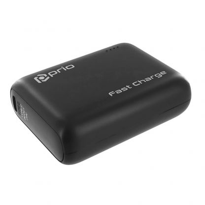 Prio Fast Charge 22.5W Power Bank 10000mAh (PPB-1103) - външна батерия 22.5W с USB и USB-C изходи и с технология за бързо зареждане (черен) 3