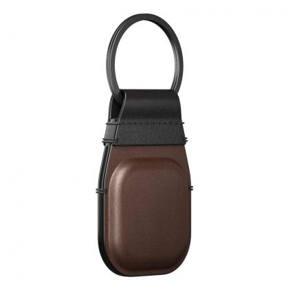 Nomad AirTag Leather Keychain - висококачествен ключодържател от естествена кожа за Apple AirTag (кафяв) 4