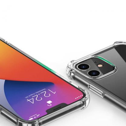 Ugreen Protective Silicone Case - удароустойчив силиконов (TPU) кейс за iPhone 12 mini (прозрачен) 2