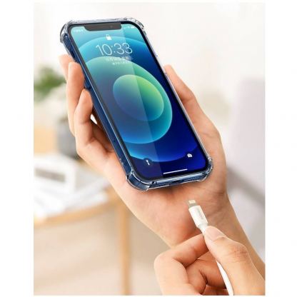 Ugreen Protective Silicone Case - удароустойчив силиконов (TPU) кейс за iPhone 12 mini (прозрачен) 5