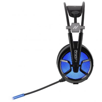 Abko Ncore LED 7.1 Gaming Headset B581 - RGB гейминг слушалки с микрофон и USB връзка (черен) 4