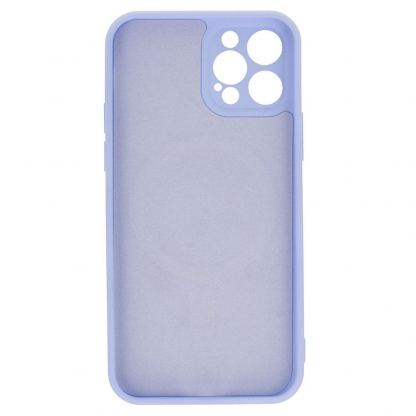 Tel Protect MagSilicone Case - силиконов (TPU) калъф с вграден магнитен конектор (MagSafe) за iPhone 12 Pro (лилав) 4