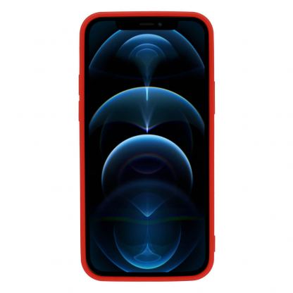 Tel Protect MagSilicone Case - силиконов (TPU) калъф с вграден магнитен конектор (MagSafe) за iPhone 12 Pro (червен) 3