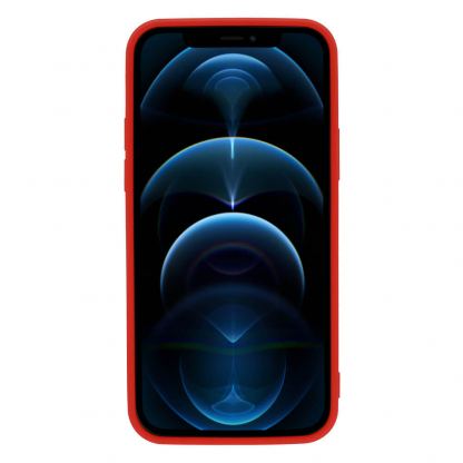 Tel Protect MagSilicone Case - силиконов (TPU) калъф с вграден магнитен конектор (MagSafe) за iPhone 12 mini (червен) 4