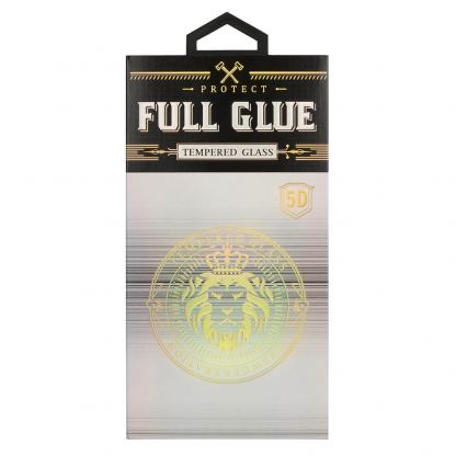 Premium Full Glue 5D Hard Tempered Glass - обхващащо и ръбовете стъклено защитно покритие за дисплея на Xiaomi Redmi Note 9S, Redmi Note 9 Pro (черен) 2