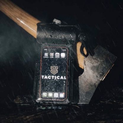 Tactical Splash Pouch L/XL - универсален водоустойчив калъф за смартфони до 6.5 инча (черен) 3