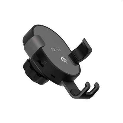 Xiaomi 70mai Wireless Car Charger Mount PB01 10W - поставка за радиатора на кола с безжично зареждане за Qi съвместими смартфони (черен) 2