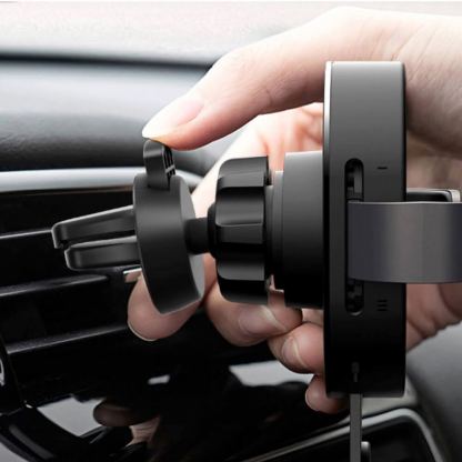 Xiaomi 70mai Wireless Car Charger Mount PB01 10W - поставка за радиатора на кола с безжично зареждане за Qi съвместими смартфони (черен) 4