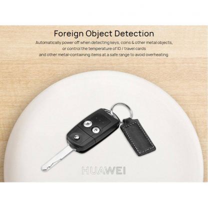 Huawei CP60 Inductive Charging Station USB-C - пад (поставка) за безжично зареждане с технология за бързо зареждане (бял) (bulk) 3