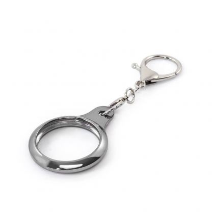 ComT TPU Shining AirTag Cover - силиконов ключодържател за Apple AirTag (сребрист) 2