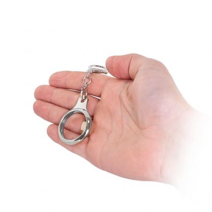 ComT TPU Shining AirTag Cover - силиконов ключодържател за Apple AirTag (сребрист) 3