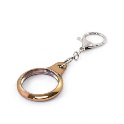 ComT TPU Shining AirTag Cover - силиконов ключодържател за Apple AirTag (златист) 2